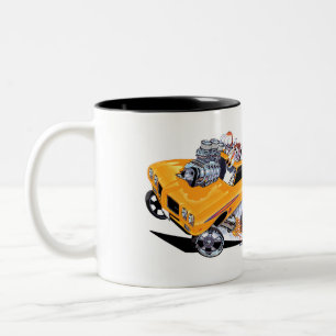 Caneca De Café Em Dois Tons Vince Crains High Octane Art, 1970 GTO, juiz