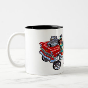 Caneca De Café Em Dois Tons Vince Crains High Octane Art, "FAST COMIDA" 56 che