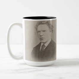 Caneca De Café Em Dois Tons Vincent van Gogh aos 19 anos