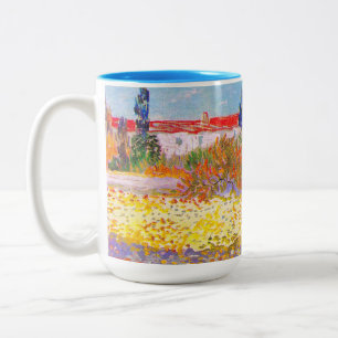 Caneca De Café Em Dois Tons Vincent Van Gogh Flor Garden