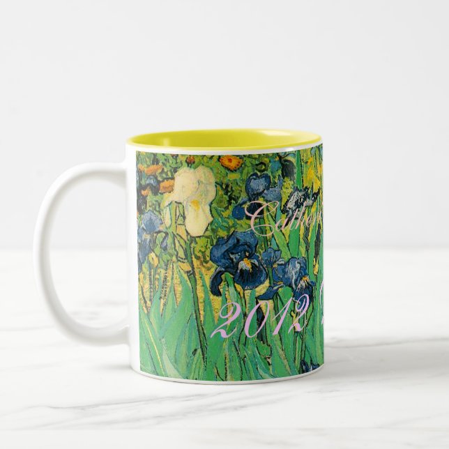 Caneca De Café Em Dois Tons Vincent van Gogh,Irises (Esquerda)