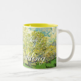 Caneca De Café Em Dois Tons Vincent van Gogh,Pomar em Flor
