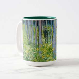 Caneca De Café Em Dois Tons Vincent van Gogh - Sub-Crescimento com Dois Número