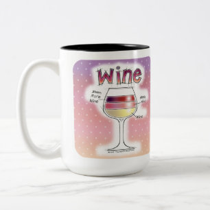 CANECA DE CAFÉ EM DOIS TONS VINHO, MAIS VINHO, AINDA MAIS VINHO