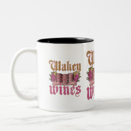 Caneca De Café Em Dois Tons Vinhos Wakey