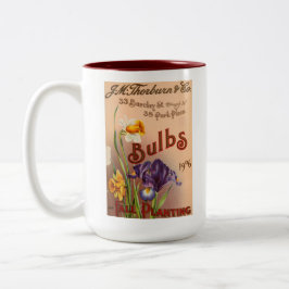 Caneca De Café Em Dois Tons Vintage 1902 Harrison & Sons Nurseries Fall Ad