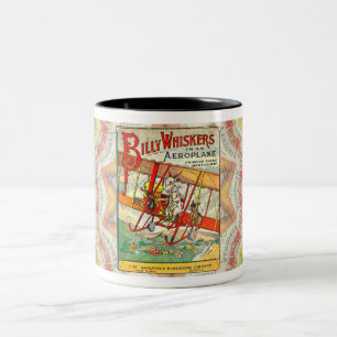 Caneca De Café Em Dois Tons VINTAGE 1920 BILLY WHISKERS LIVRE COBRIR Tumba