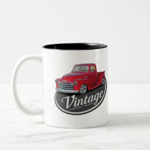 Caneca De Café Em Dois Tons Vintage American Trucks