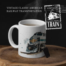 Vintage Classic American Rail Transportation