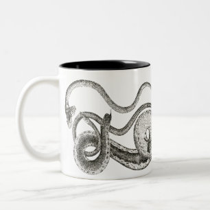 Caneca De Café Em Dois Tons Vintage Cobra Mug