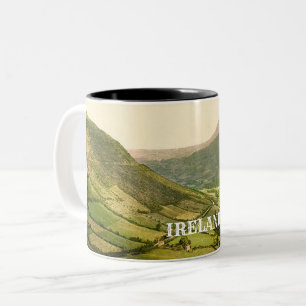 Caneca De Café Em Dois Tons Vintage de Ireland County Antrim