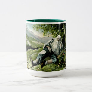 Caneca De Café Em Dois Tons Vintage de Rip van Winkle