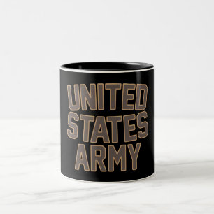 Caneca De Café Em Dois Tons Vintage EUA