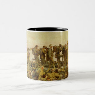 Caneca De Café Em Dois Tons Vintage John Singer Sargent World War I Gassed