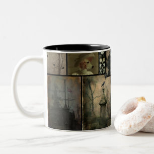 Caneca De Café Em Dois Tons Vintage Mirage
