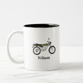Caneca De Café Em Dois Tons Vintage Motorcycle Mug