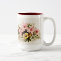 Vintage Primavera Blossoms Mug