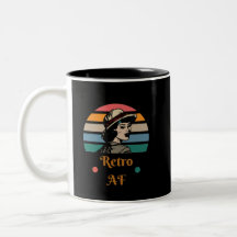 Vintage "Retro AF" Funny Rainbow