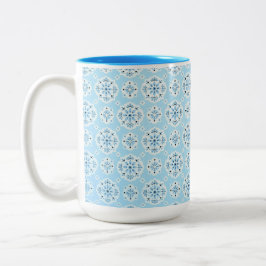 Caneca De Café Em Dois Tons Vintage Sky Blue Mug