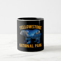 Vintage Yellowstone National Park Bear Wyoming