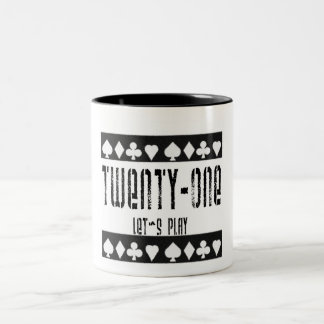 Caneca De Café Em Dois Tons Vinte-e-um