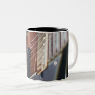 Caneca De Café Em Dois Tons Violão Bass legal