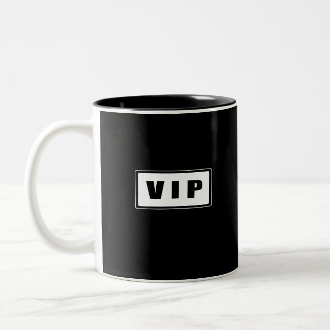 Caneca De Café Em Dois Tons VIP - Pessoa muito importante (Esquerda)