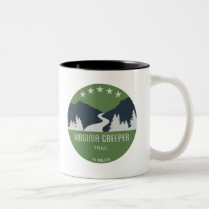 Caneca De Café Em Dois Tons Virginia Creeper Trail