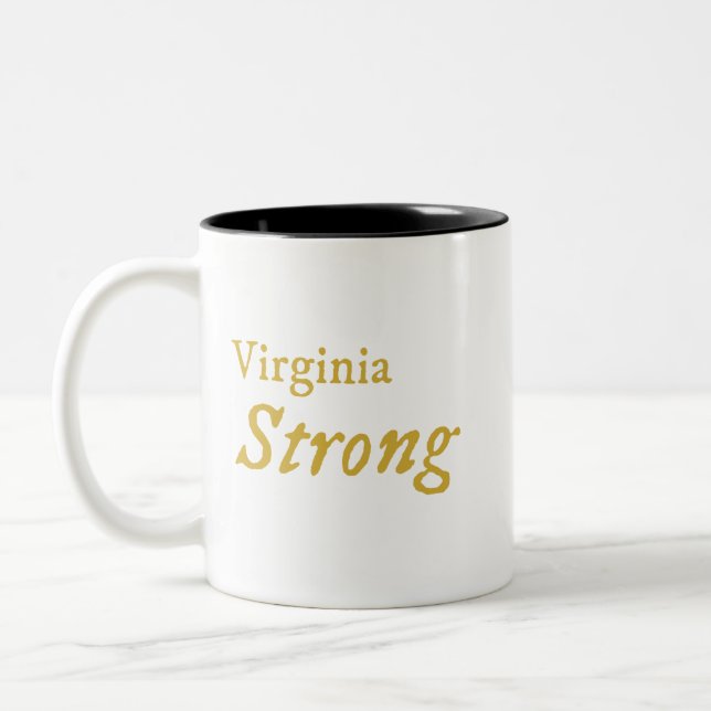 Caneca De Café Em Dois Tons Virginia Strong Coffee Mug (Esquerda)