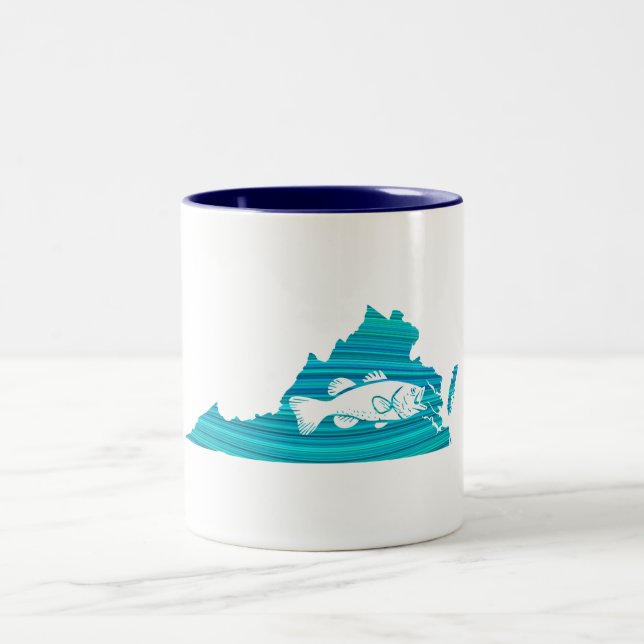 Caneca De Café Em Dois Tons Virginia Wave Fisheries (Centro)