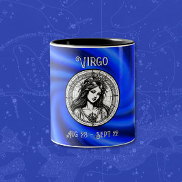 Caneca De Café Em Dois Tons Virgo Mug