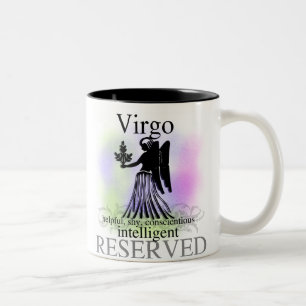 Caneca De Café Em Dois Tons Virgo sobre você