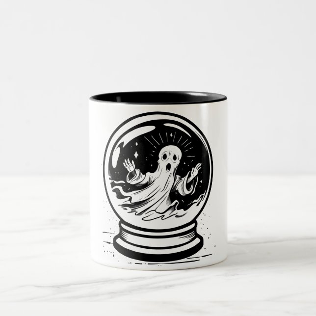 Caneca De Café Em Dois Tons Visão Espiritual (Centro)