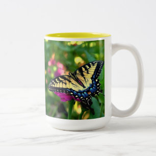 Caneca De Café Em Dois Tons Visitante do verão