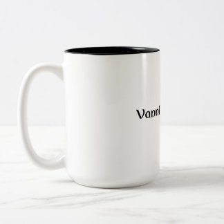 Caneca De Café Em Dois Tons Visões oficiais Vanniks Mug