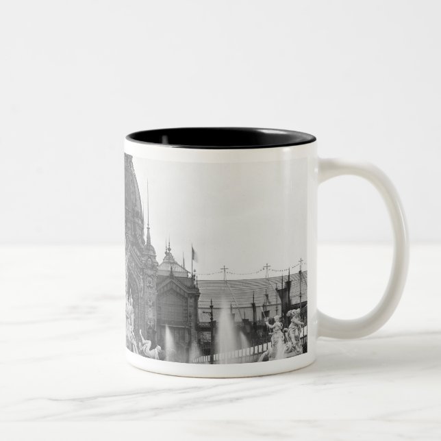 Caneca De Café Em Dois Tons Vista da abóbada central e da fonte (Direita)