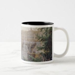Caneca De Café Em Dois Tons Vista da cascata margosa