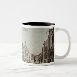 Caneca De Café Em Dois Tons Vista de Mauer Strasse, Berlim, 1776