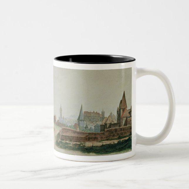 Caneca De Café Em Dois Tons Vista de Nuremberg, 1496-97 (Direita)