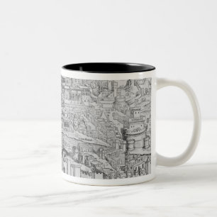 Caneca De Café Em Dois Tons Vista de Roma, 1493