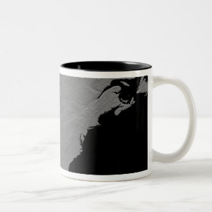 Caneca De Café Em Dois Tons Vista estereoscópica da América do Norte 2