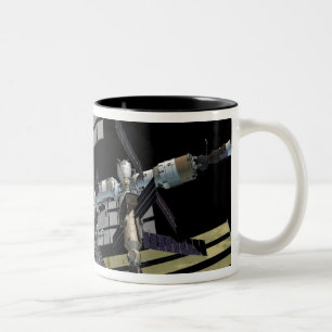 Caneca De Café Em Dois Tons Vista gerada por computador 15