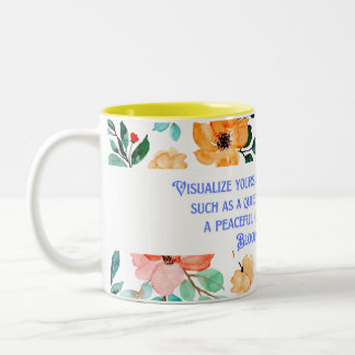 Caneca De Café Em Dois Tons Visualizar-se em um Sereno