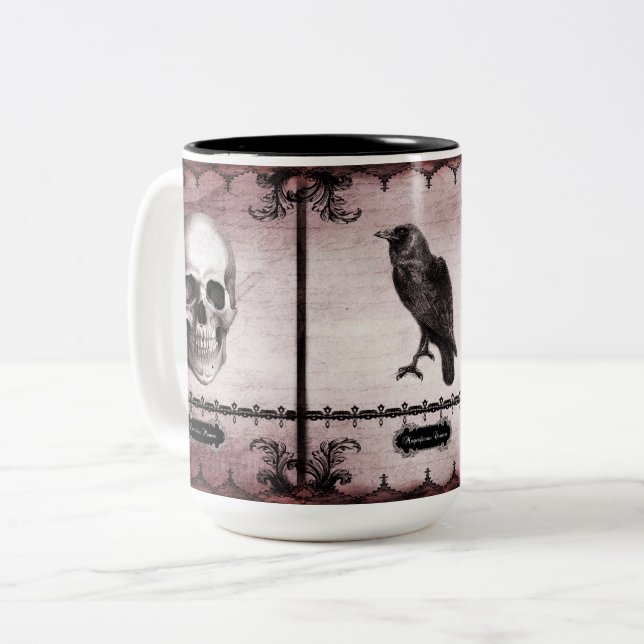 Caneca De Café Em Dois Tons Vitam Aeternam (Frente Esquerda)