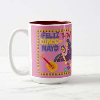 Caneca De Café Em Dois Tons Viva la libertad rosy