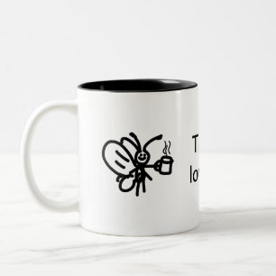 Caneca De Café Em Dois Tons Vizinhos felizes