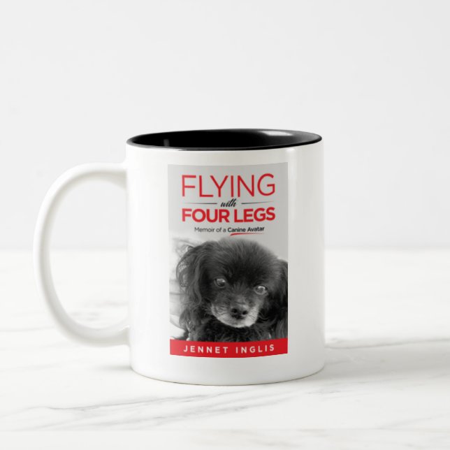 Caneca De Café Em Dois Tons Voando com Quatro Pernas (Esquerda)