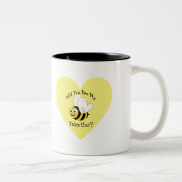 Caneca De Café Em Dois Tons Você abelha meus namorados?