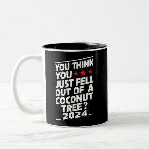 Caneca De Café Em Dois Tons Você Acha Que Caiu de Uma Palmeira de Coco