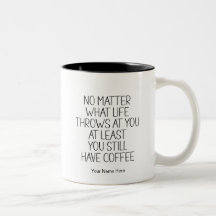 Você Ainda Tem Café Citação Divertida Moderna e Ch
